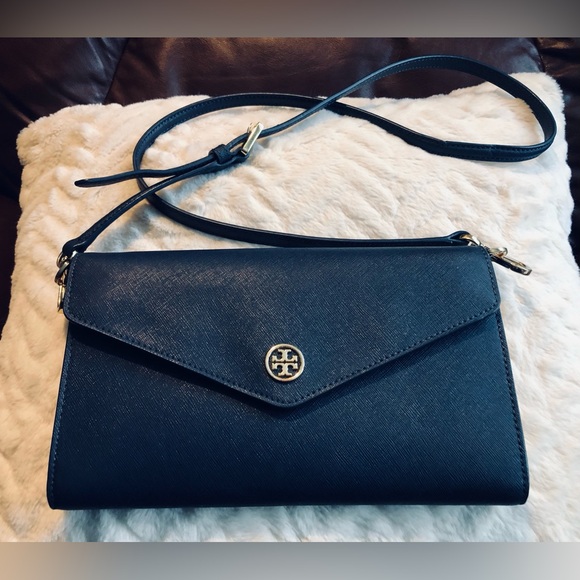 Tory Burch Handbags - Tory Burch Navy Crossbody Bag